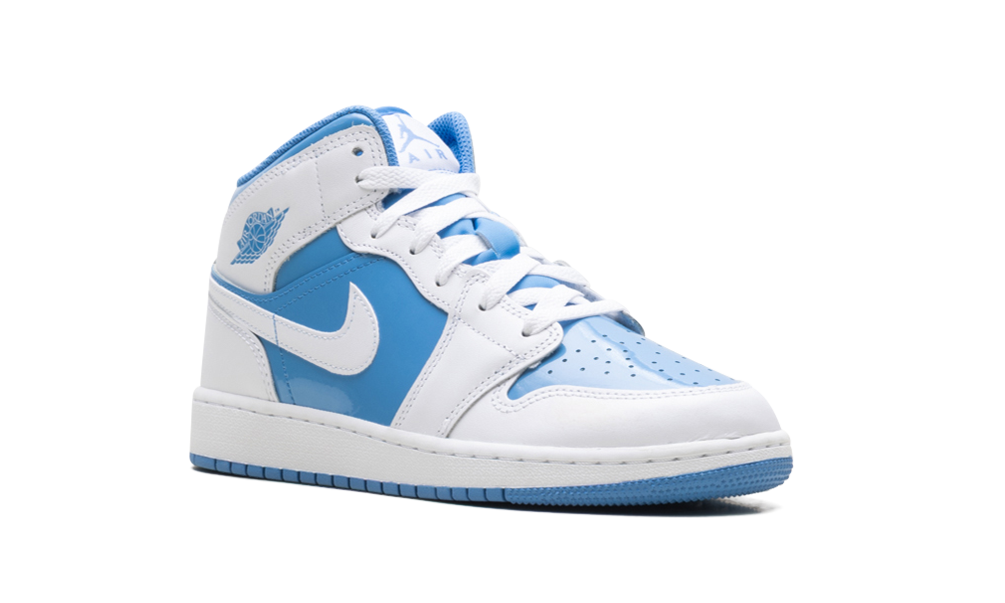 jordan 1 mid legend blue gs+FZ3933-114+diagnol right view