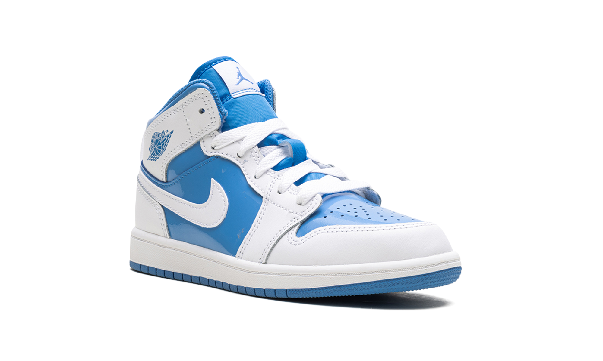 jordan 1 mid legend blue ps+FZ3932-114+diagnol right view