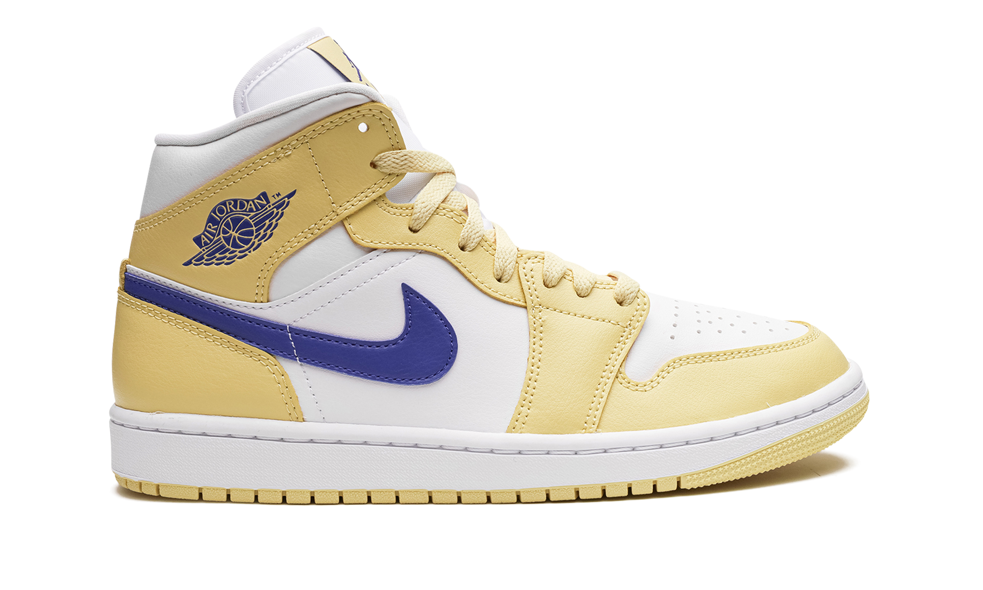 jordan 1 mid lemon wash lapis women s+BQ6472-701+right view