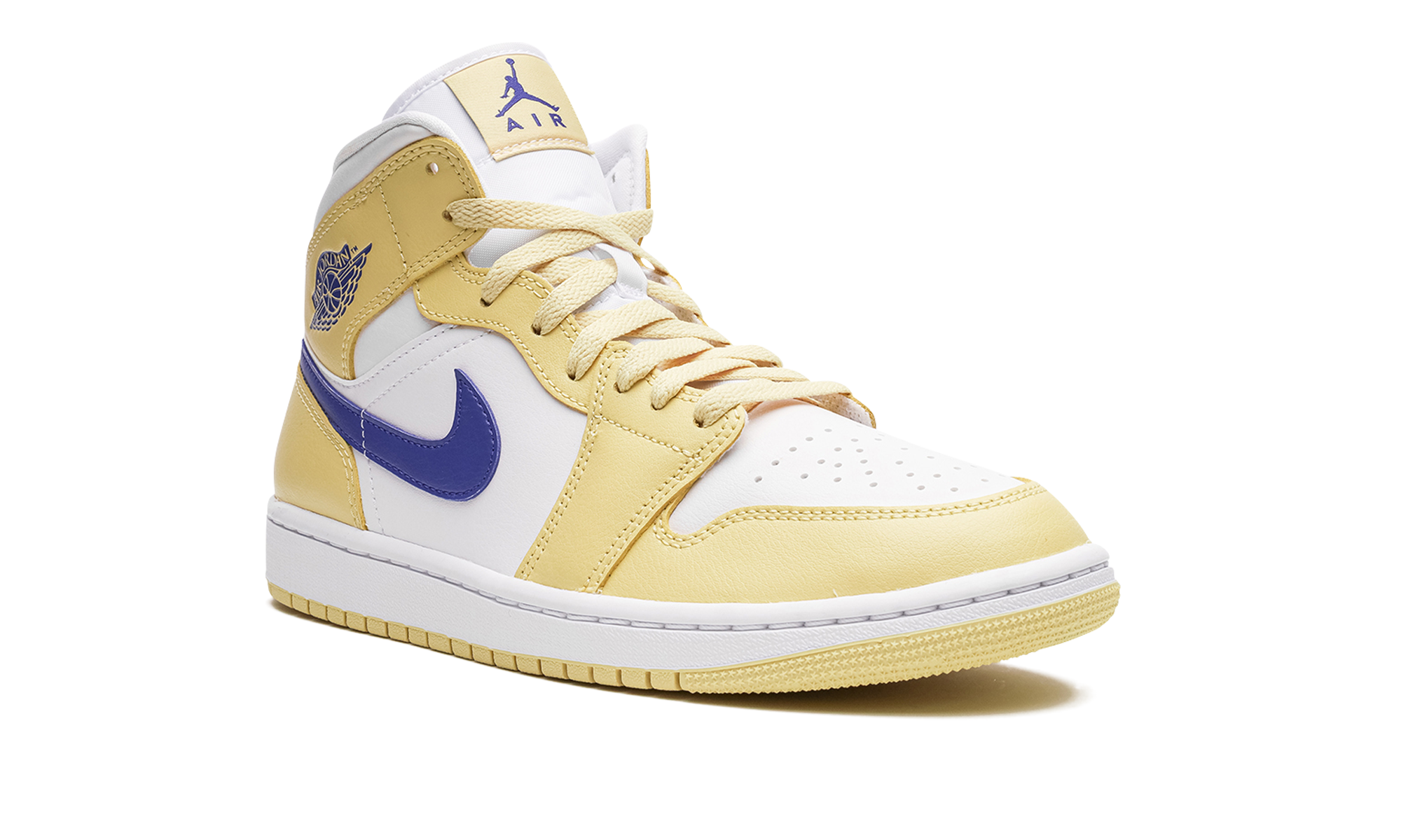 jordan 1 mid lemon wash lapis women s+BQ6472-701+diagnol right view