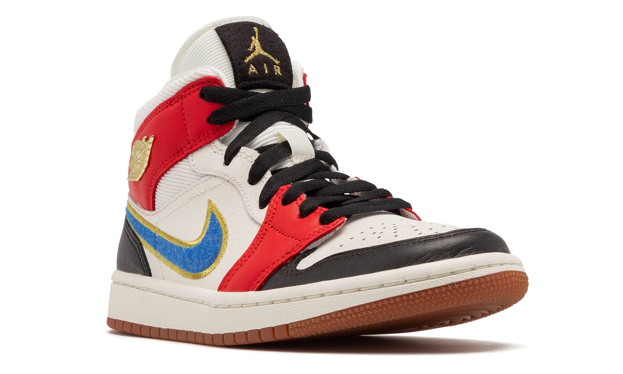 jordan 1 mid let her man women s+DC1426-100+diagnol right view