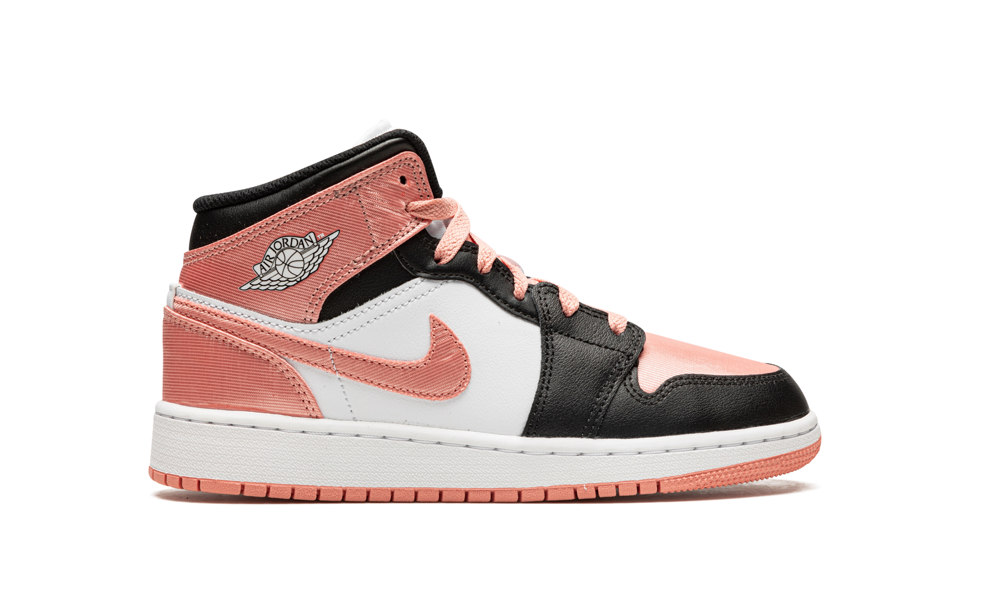 jordan 1 mid light madder root gs+DM9077-108+right view