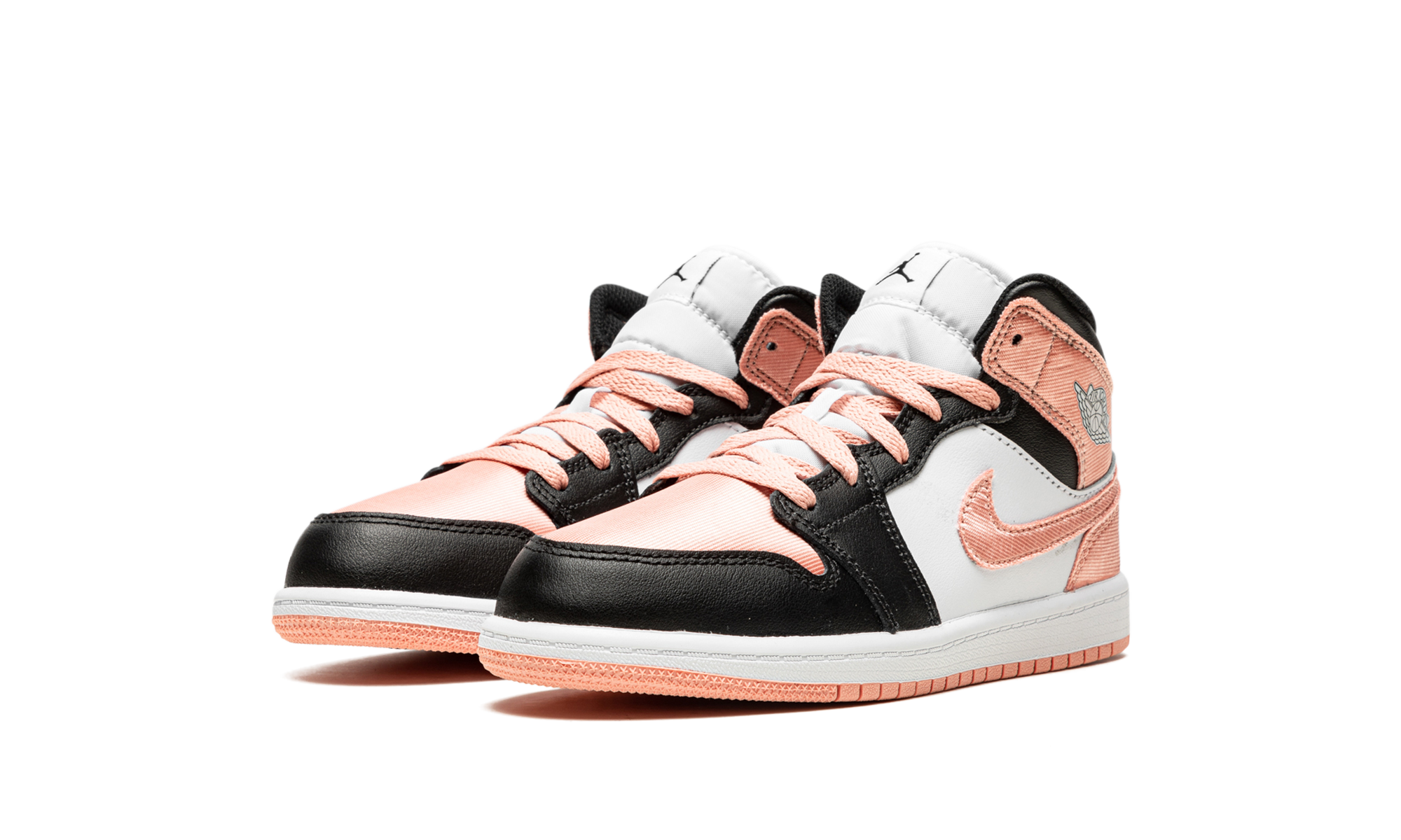 jordan 1 mid light madder root ps+DM9078-108+diagnol left view