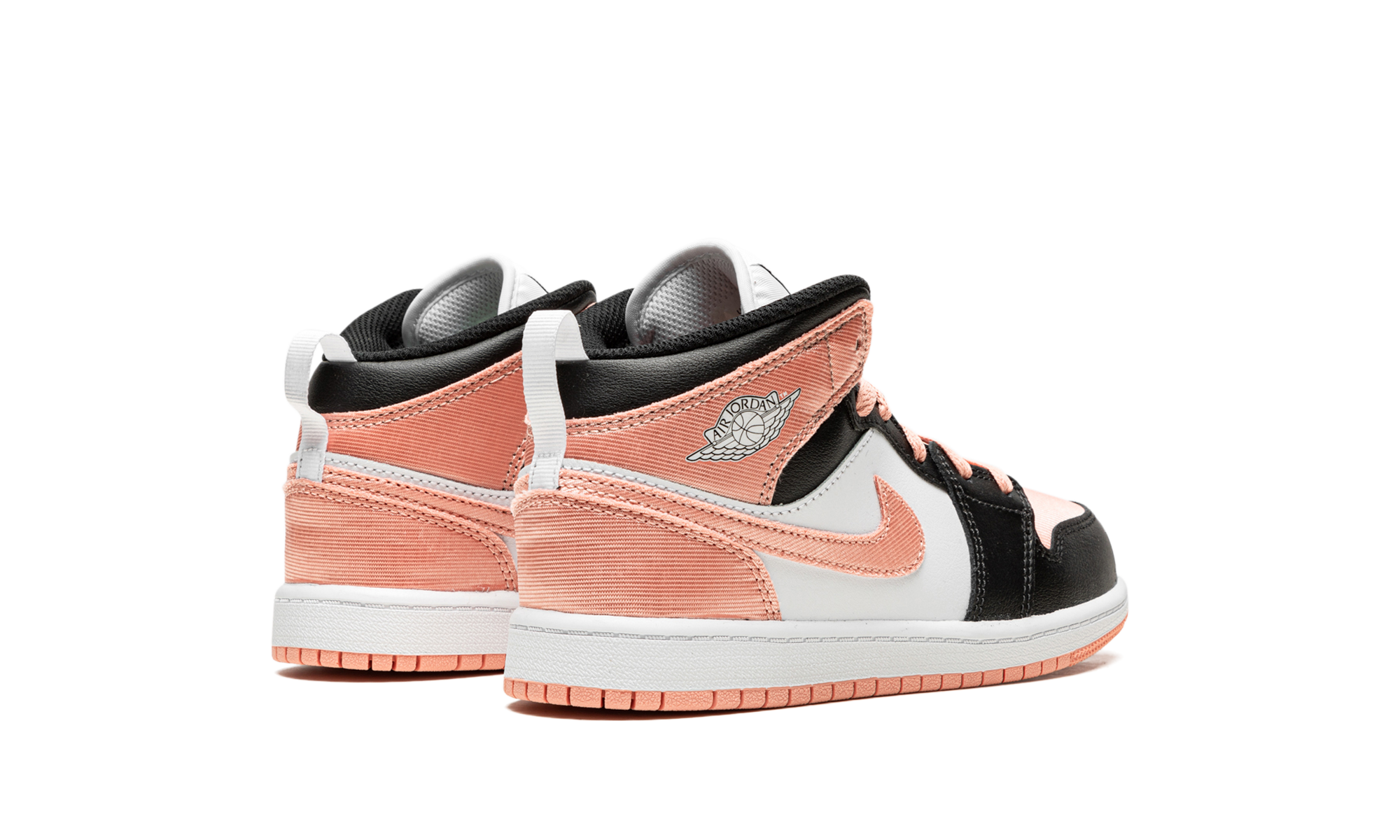 jordan 1 mid light madder root ps+DM9078-108+diagnol right behind view