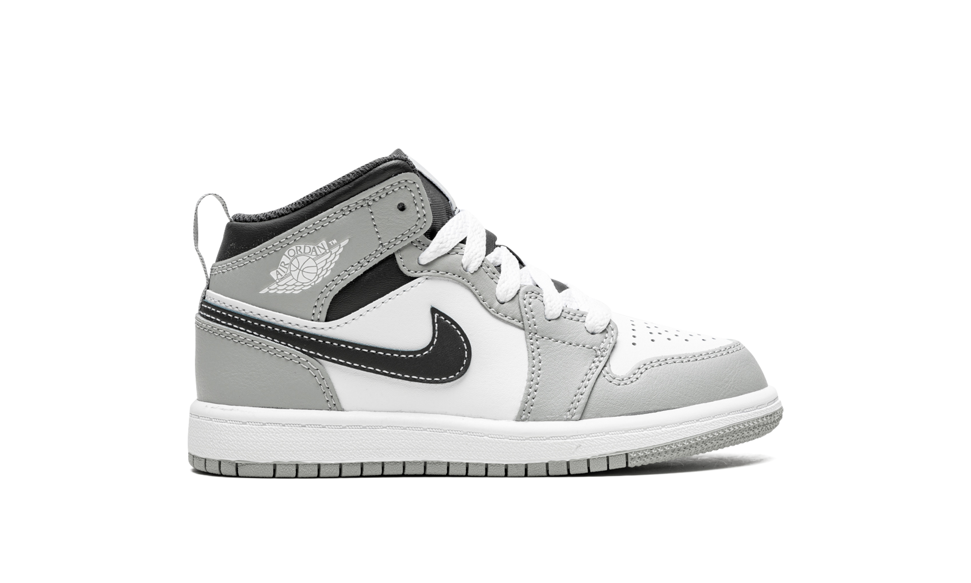 jordan 1 mid light smoke grey 2022 ps+640734-078+right view