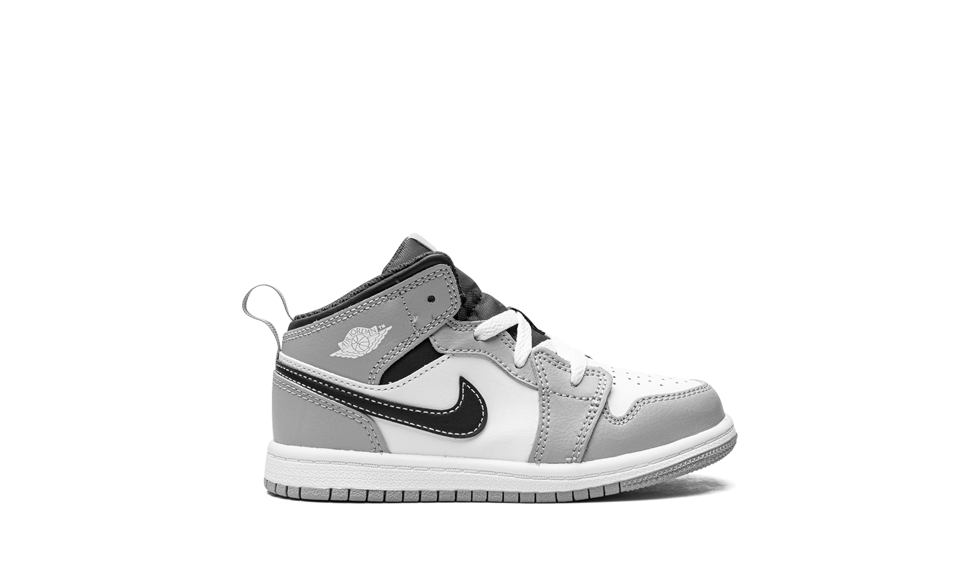 jordan 1 mid light smoke grey 2022 td+640735-078+right view