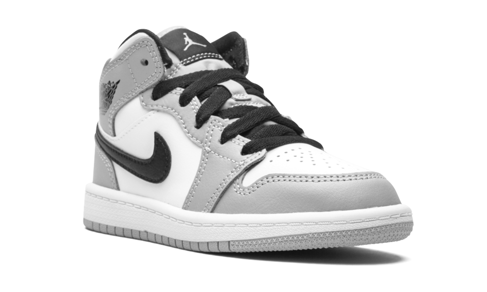 jordan 1 mid light smoke grey ps+640734-092+diagnol right view