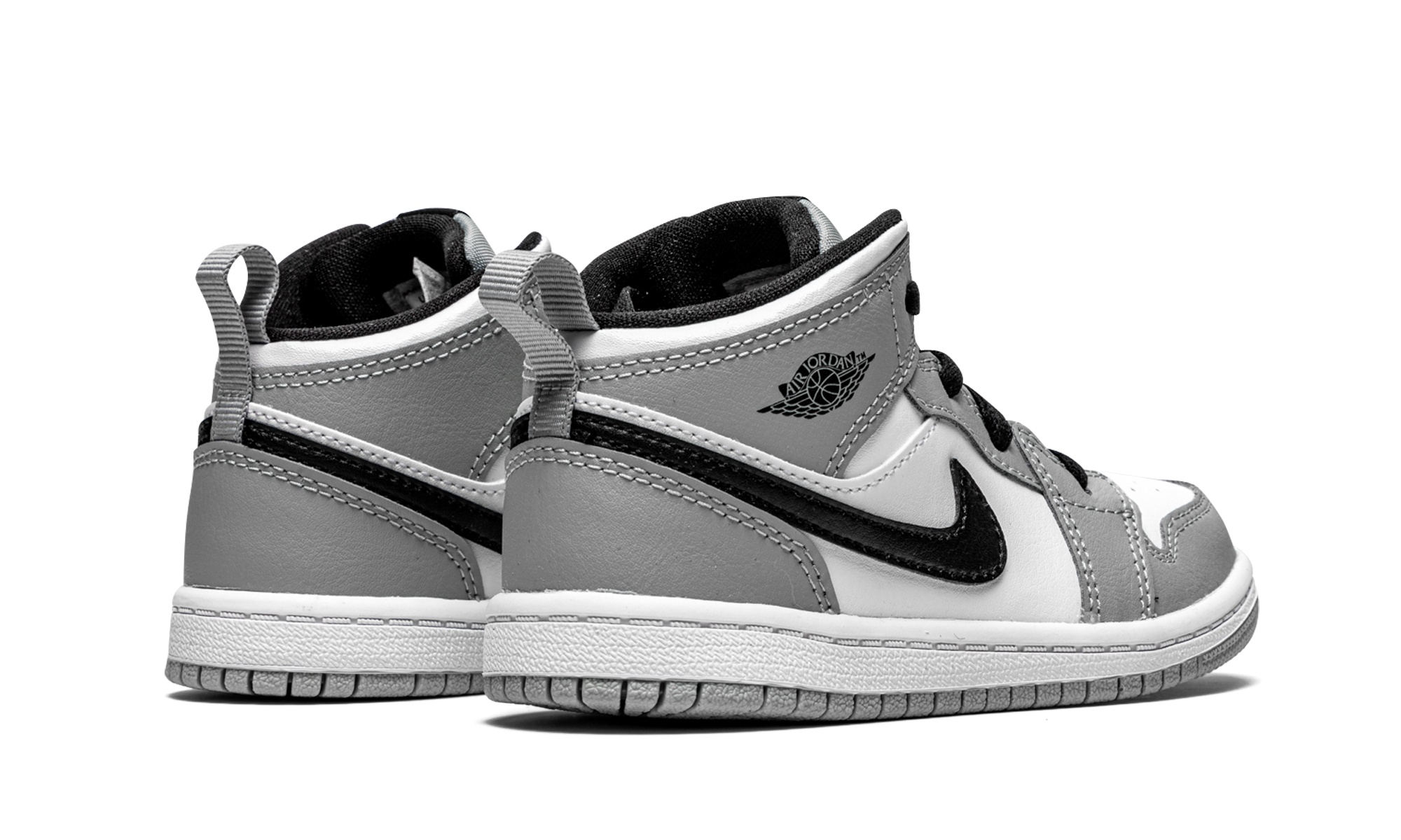 jordan 1 mid light smoke grey td+640735-092+diagnol right behind view