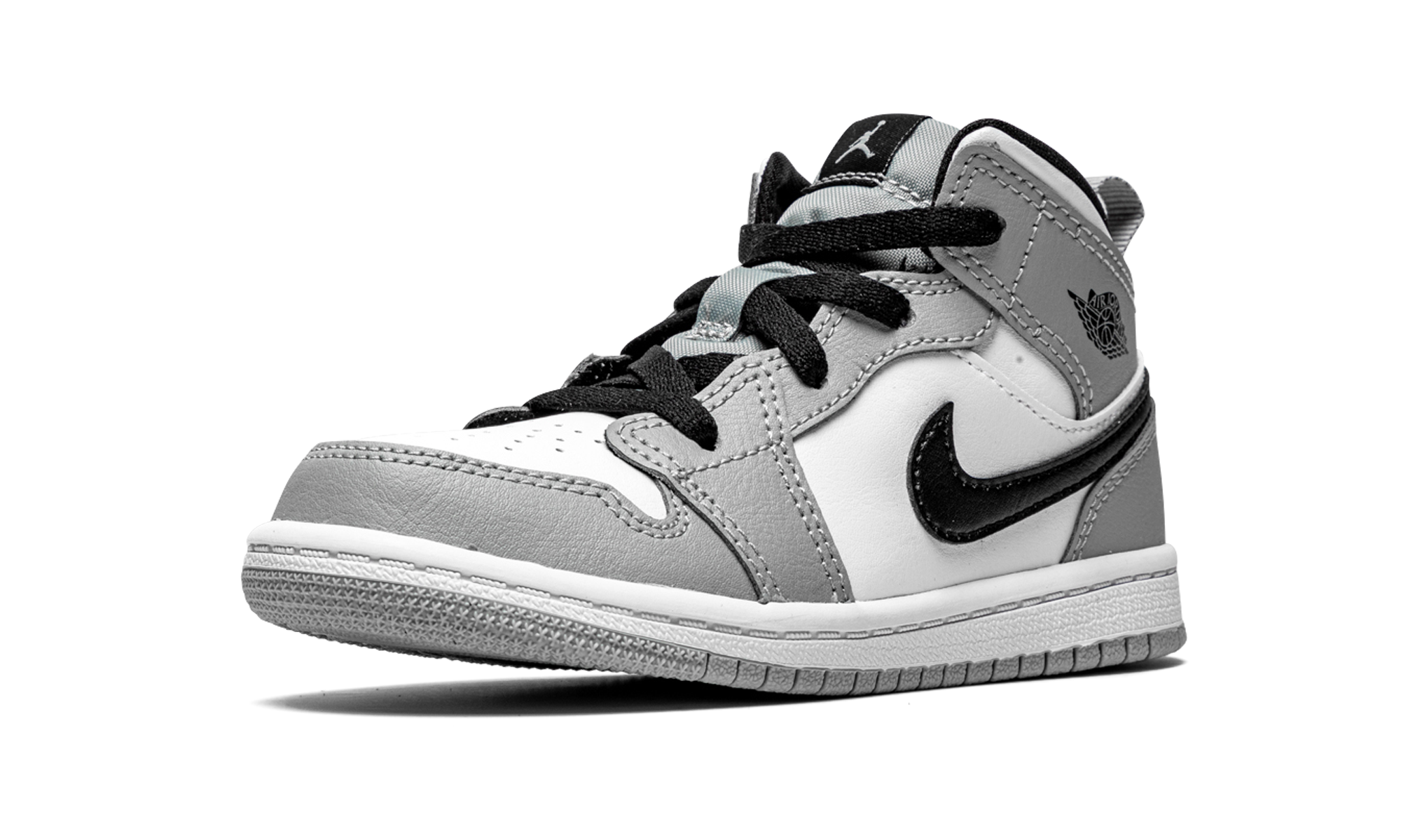 jordan 1 mid light smoke grey td+640735-092+left diagnol single view