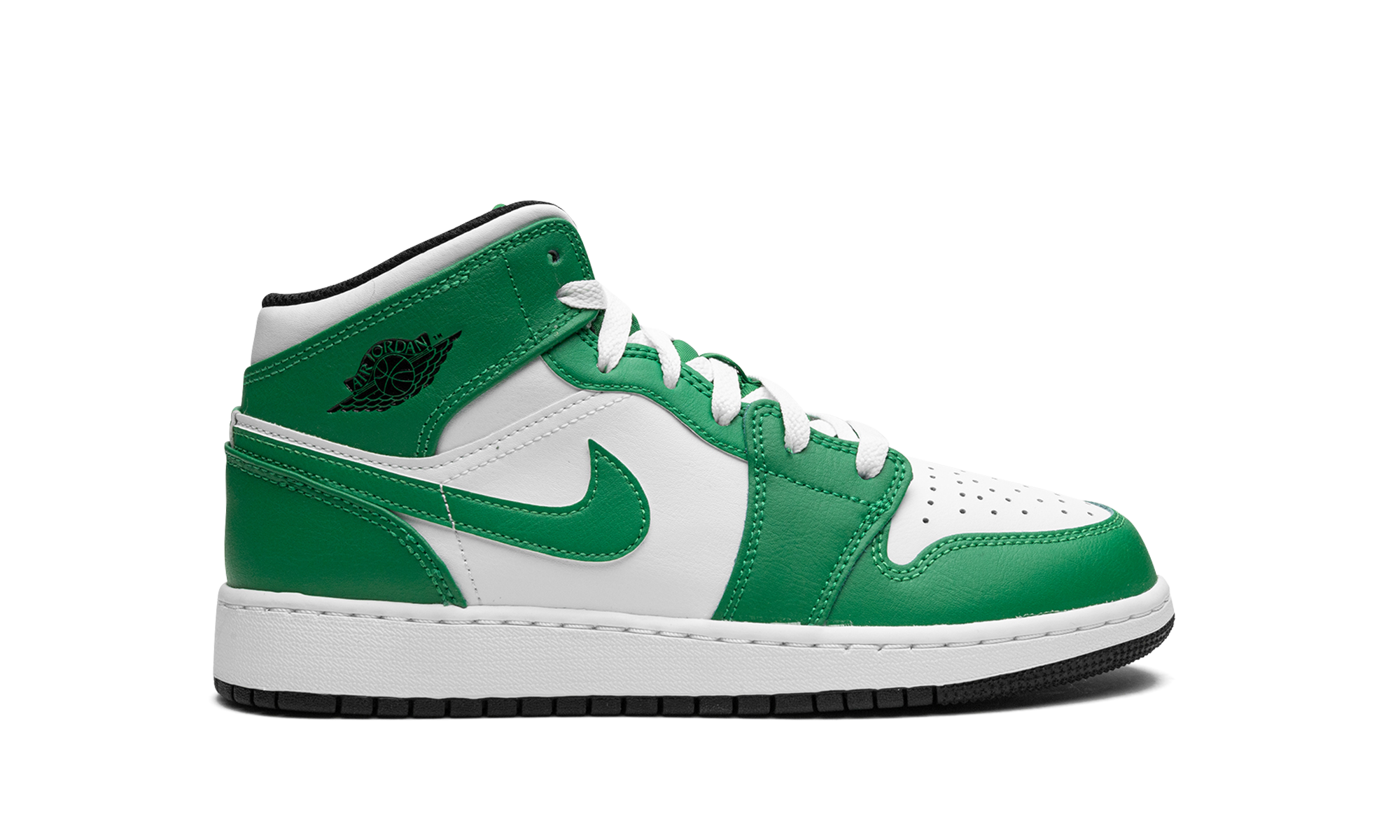 jordan 1 mid lucky green gs+DQ8423-301+right view