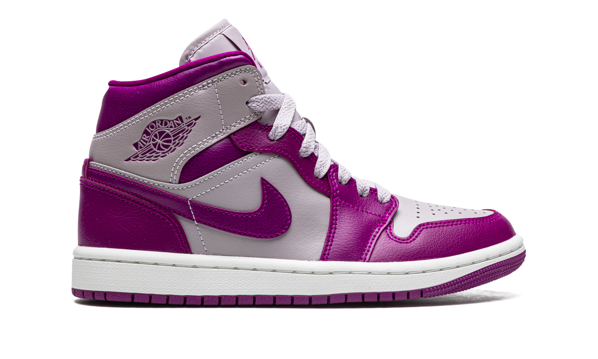 jordan 1 mid magenta 2022 women s+BQ6472-501+right view