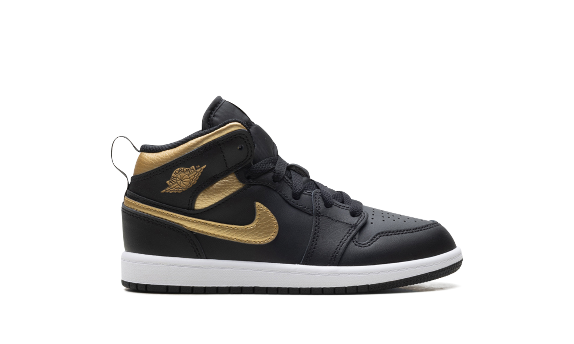 jordan 1 mid metallic gold black ps+DQ8424-071+right view