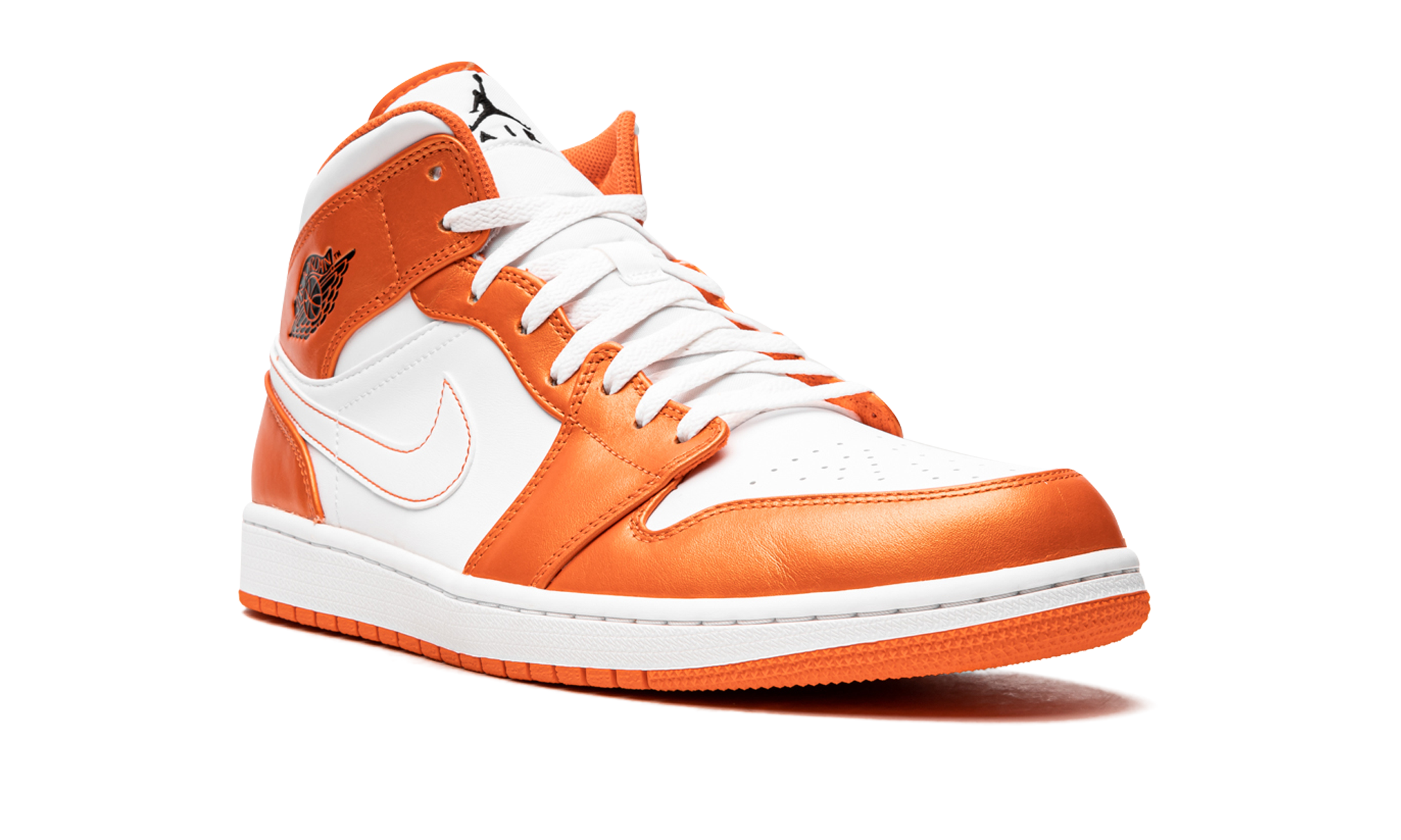 jordan 1 mid metallic orange+DM3531-800+diagnol right view