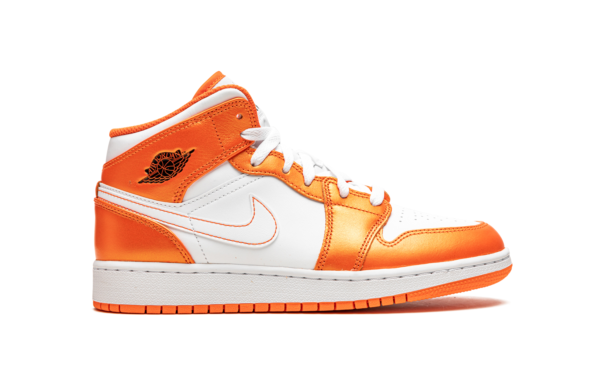 jordan 1 mid metallic orange gs+DM4228-800+right view