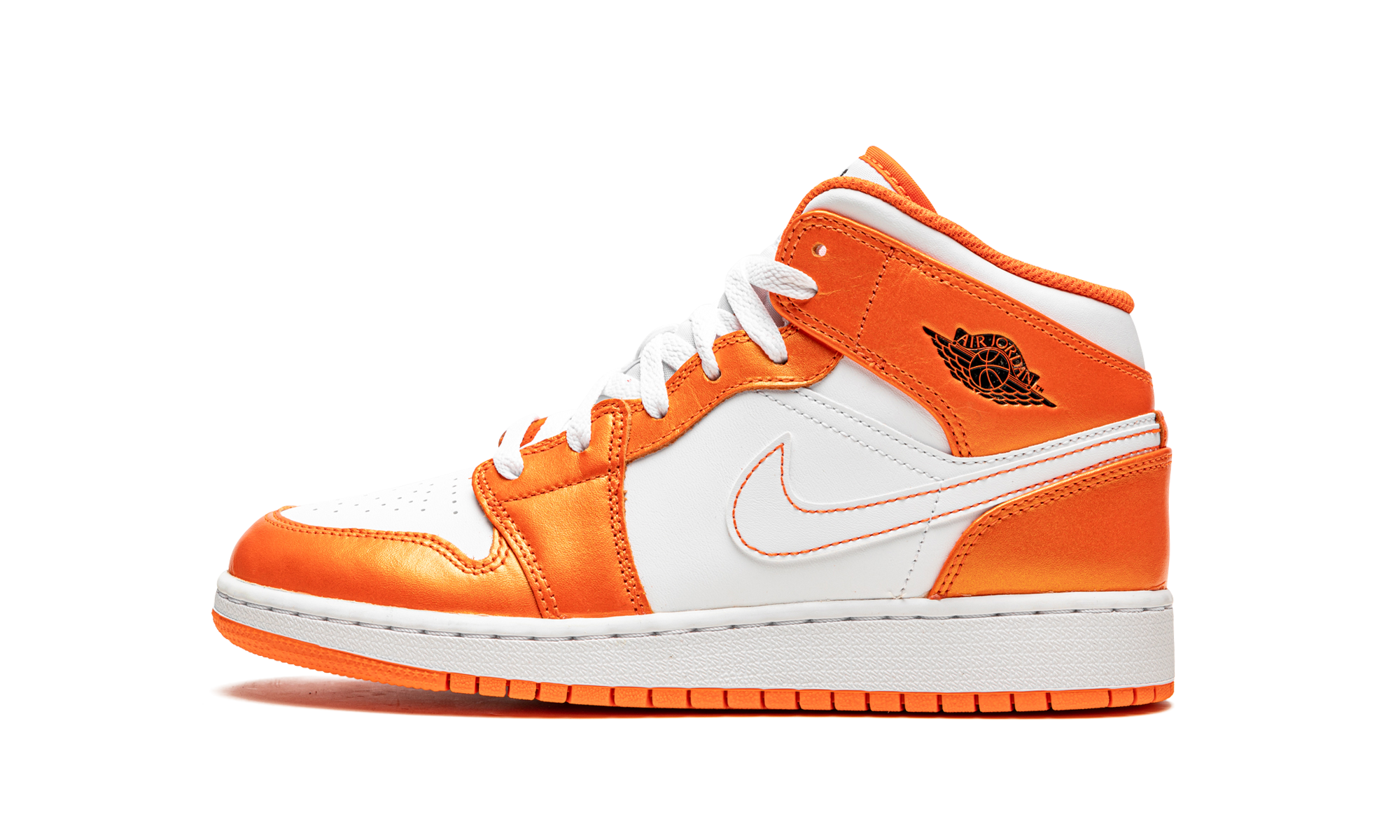 jordan 1 mid metallic orange gs+DM4228-800+diagnol right view 1