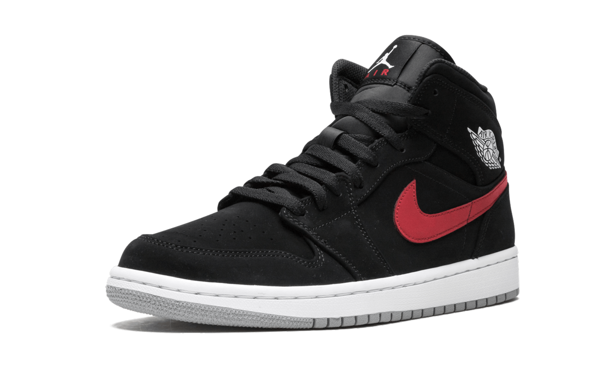 jordan 1 mid multi color swoosh black+554724-065+bottom view