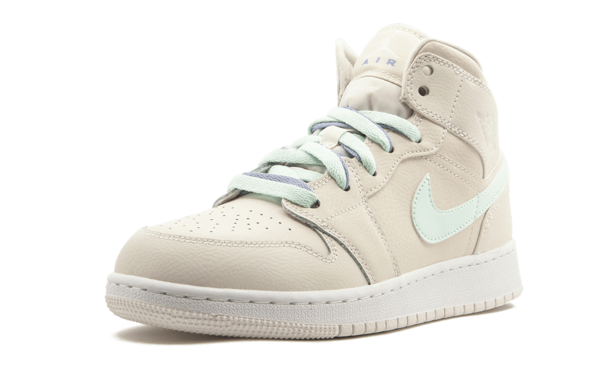 jordan 1 mid multi color swoosh phantom gs+555112-035+left diagnol single view