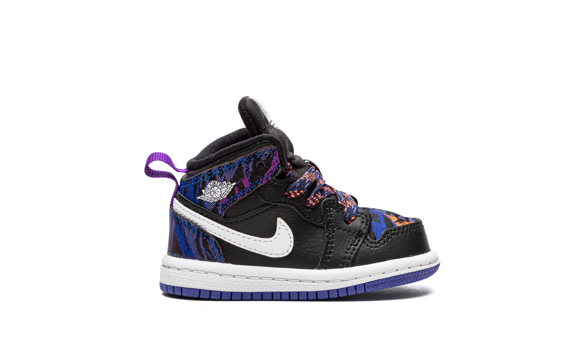jordan 1 mid multi color tiger stripe td+AV5172-005+right view