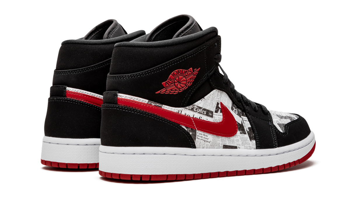 jordan 1 mid newspaper air times+852542-061+diagnol right behind view