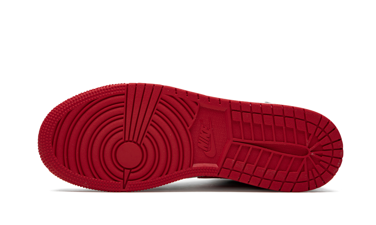 jordan 1 mid newspaper air times gs+BQ6931-061+bottom view