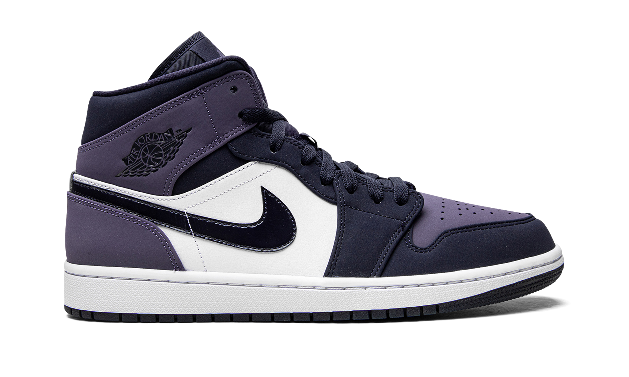 jordan 1 mid obsidian sanded purple+554724-445+right view