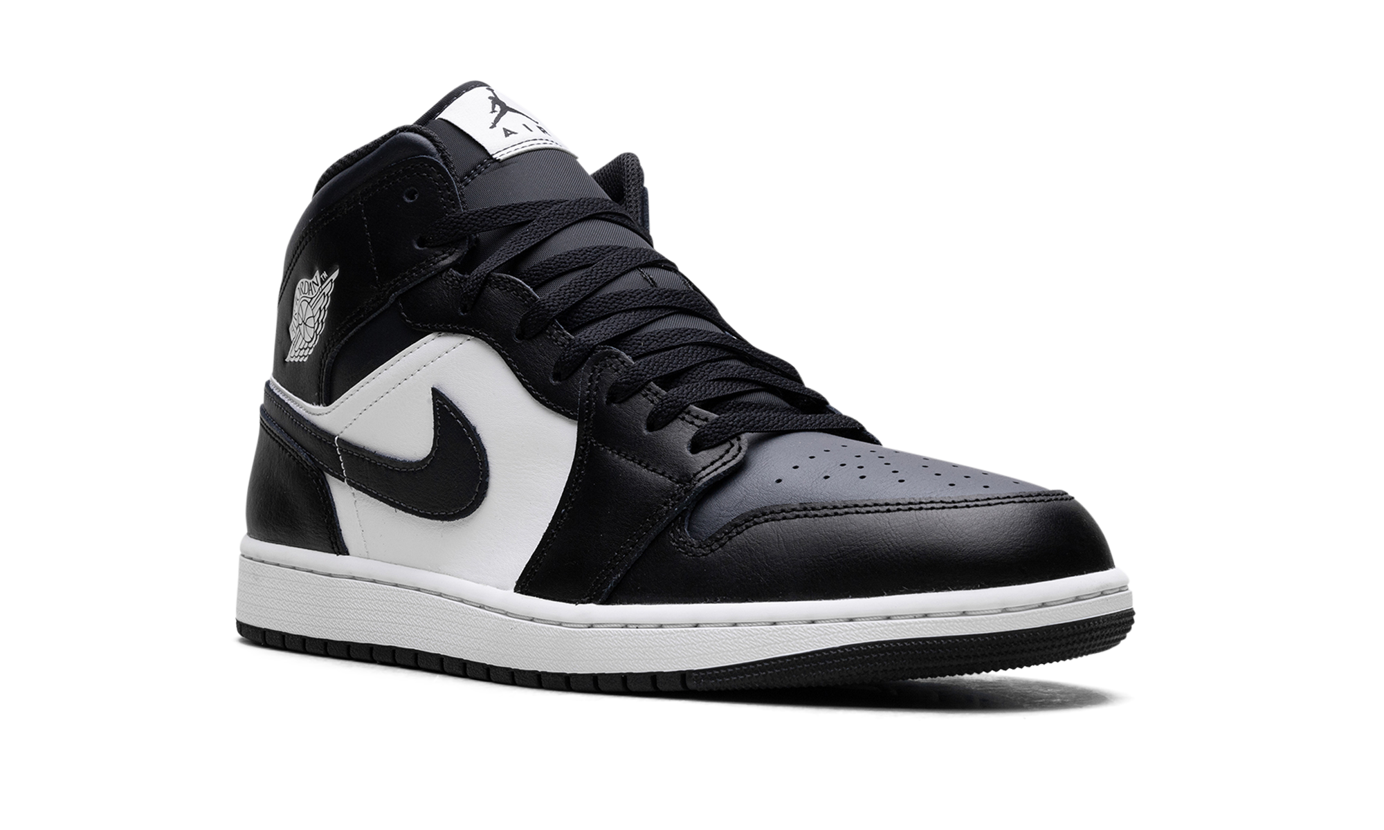 jordan 1 mid off noir toe+DQ8426-010+diagnol right view
