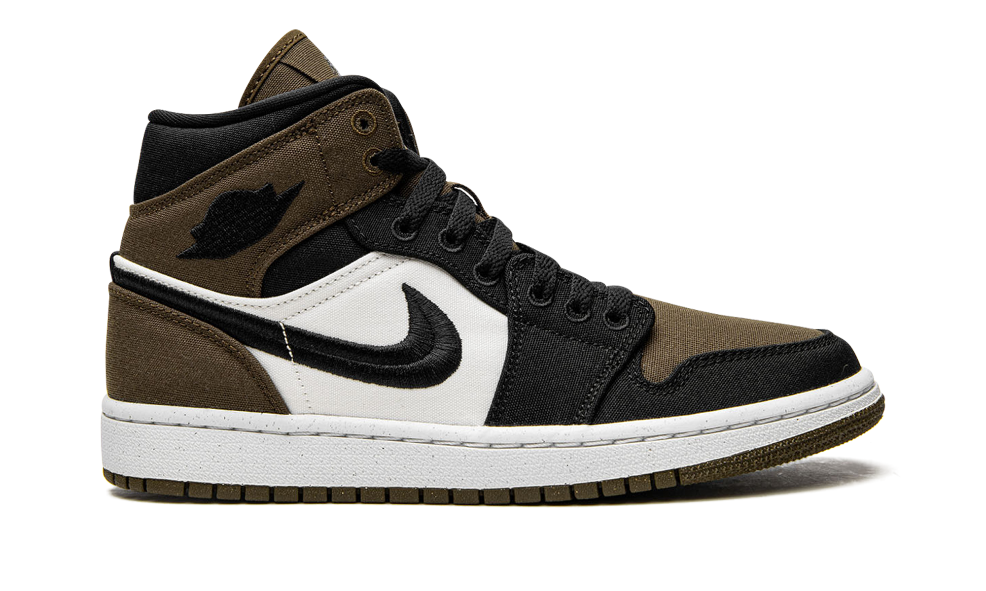 jordan 1 mid olive toe women s+DV0427-301+right view