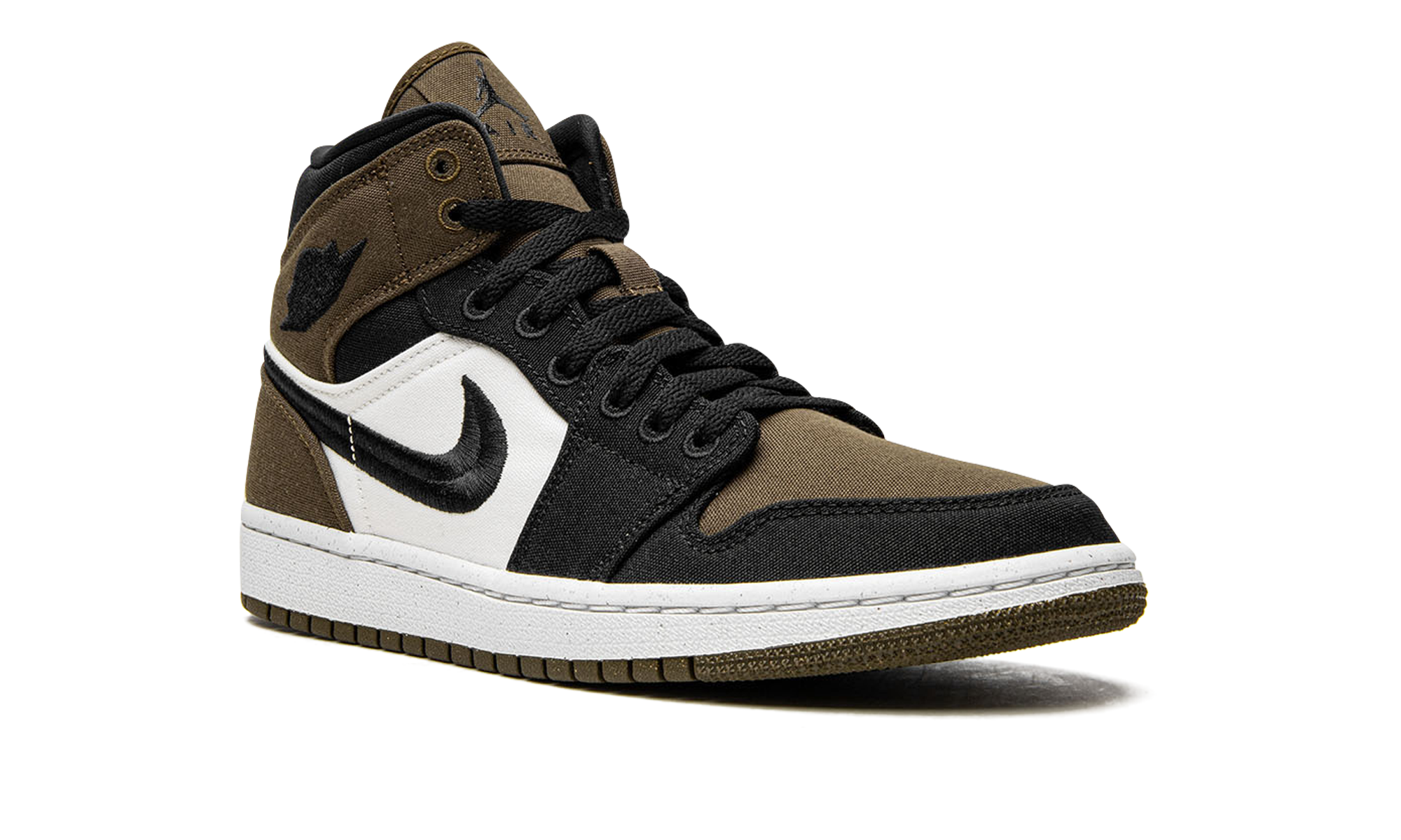 jordan 1 mid olive toe women s+DV0427-301+diagnol right view