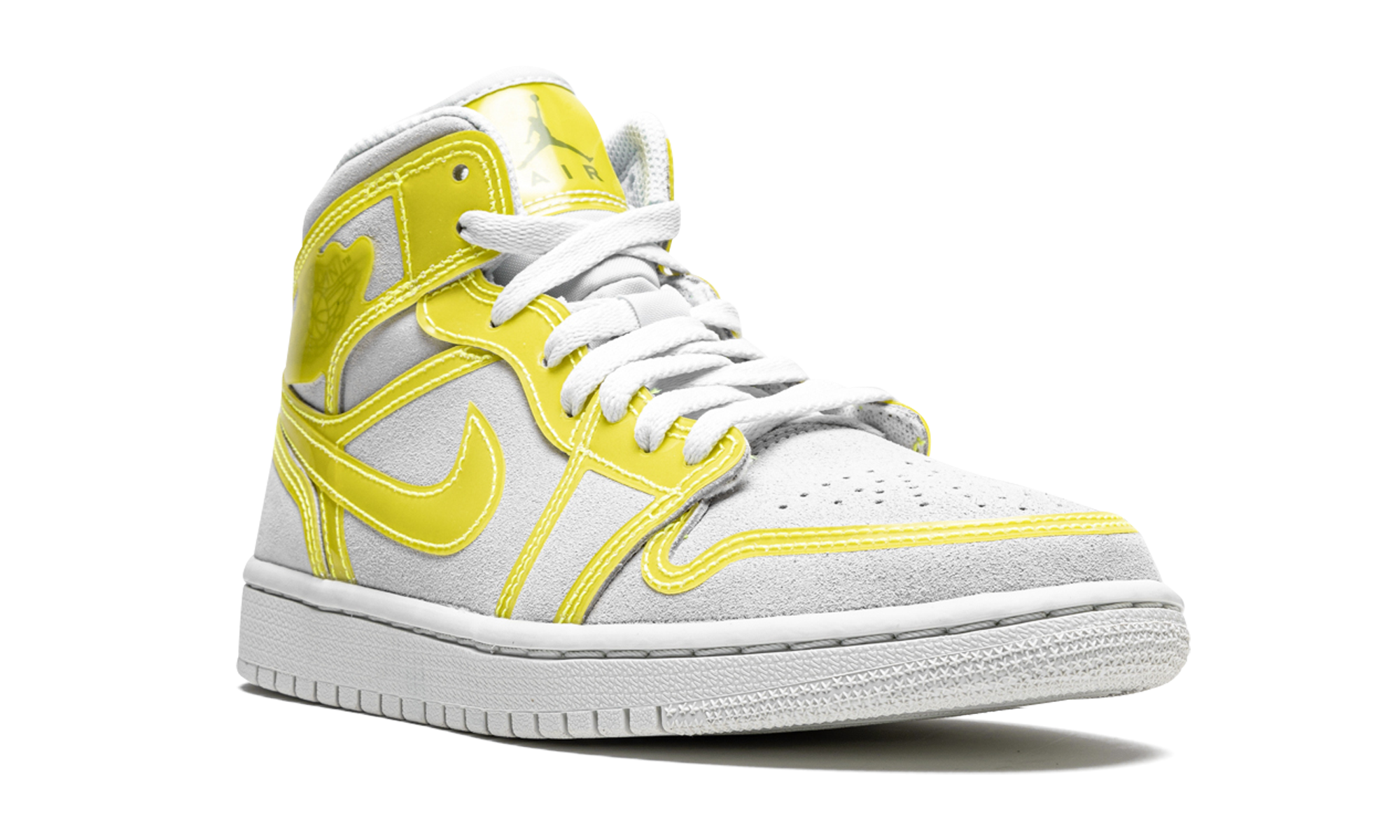 jordan 1 mid opti yellow women s+DA5552-107+diagnol right view