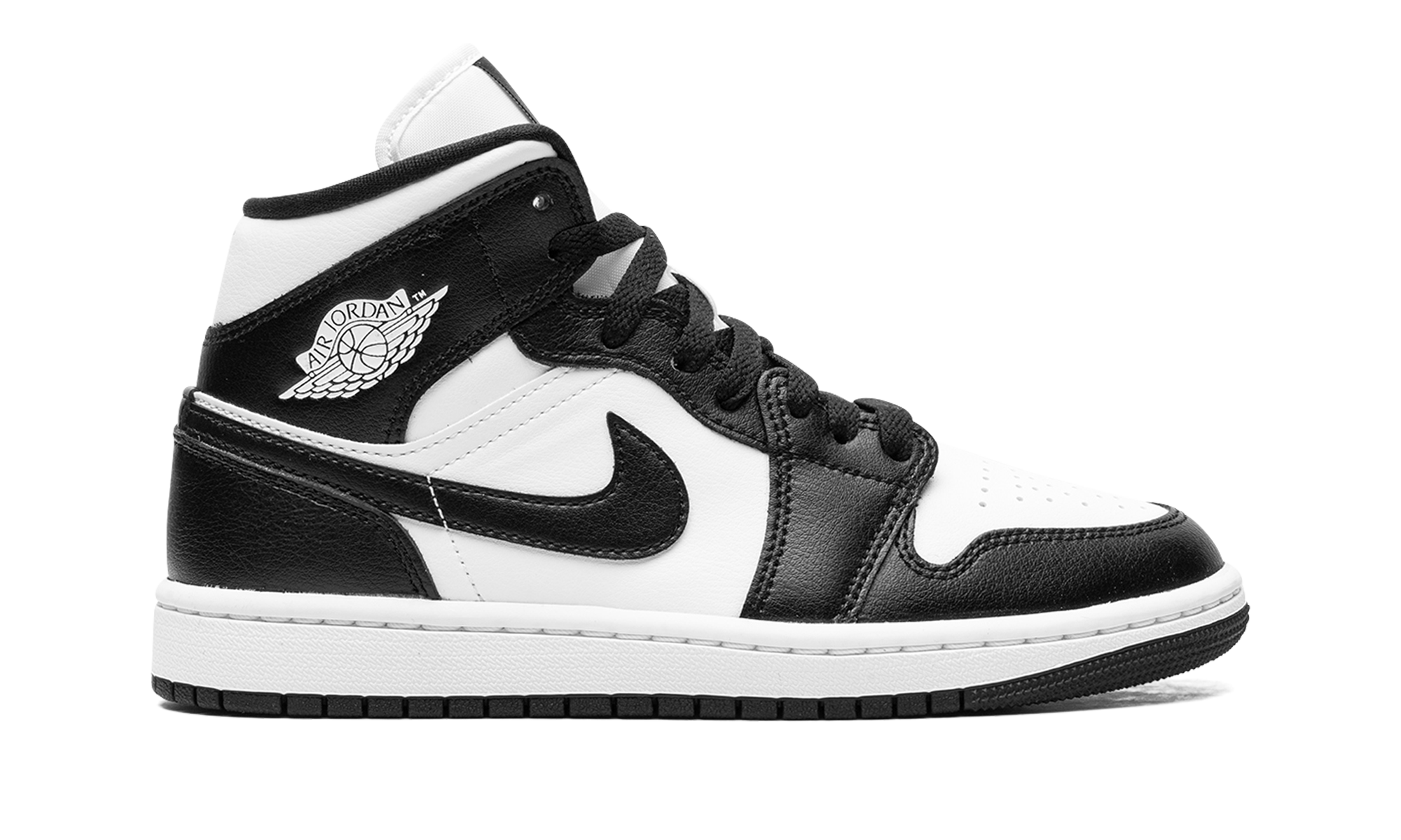 jordan 1 mid panda women s+DV0991-101+right view