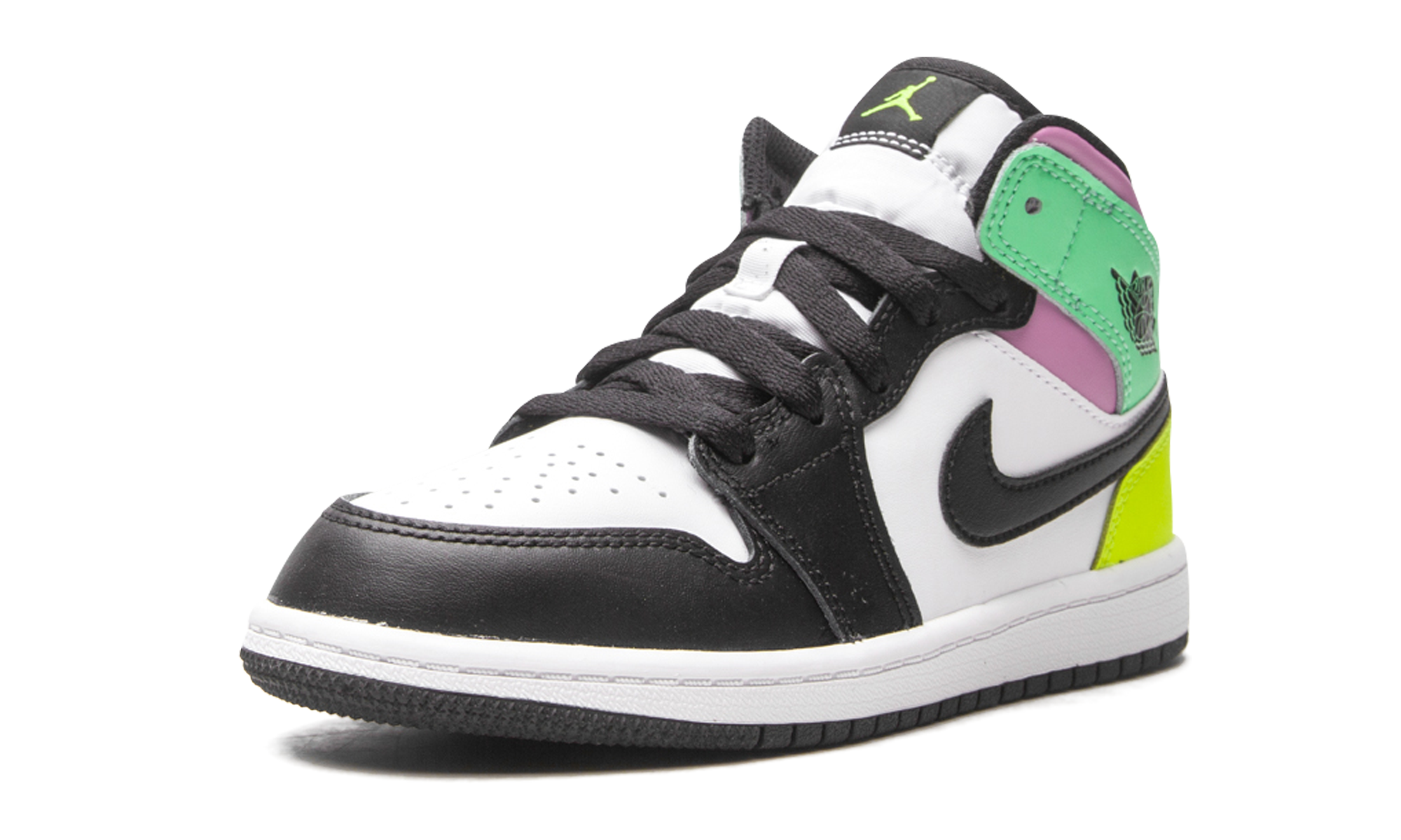 jordan 1 mid pastel black toe ps+640734-175+bottom view