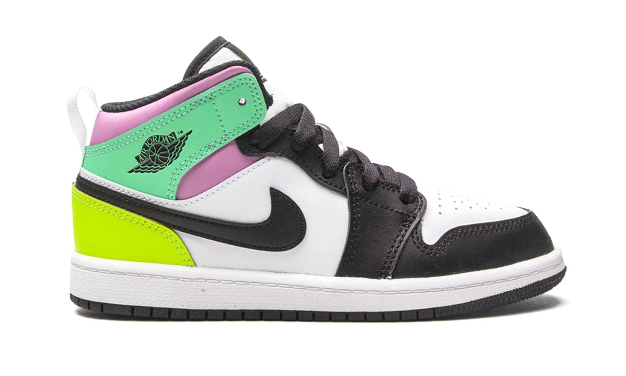 jordan 1 mid pastel black toe ps+640734-175+diagnol right view 1