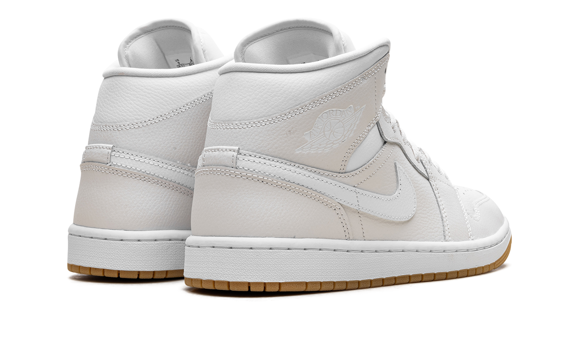 jordan 1 mid phantom gum women s+BQ6472-021+diagnol right behind view