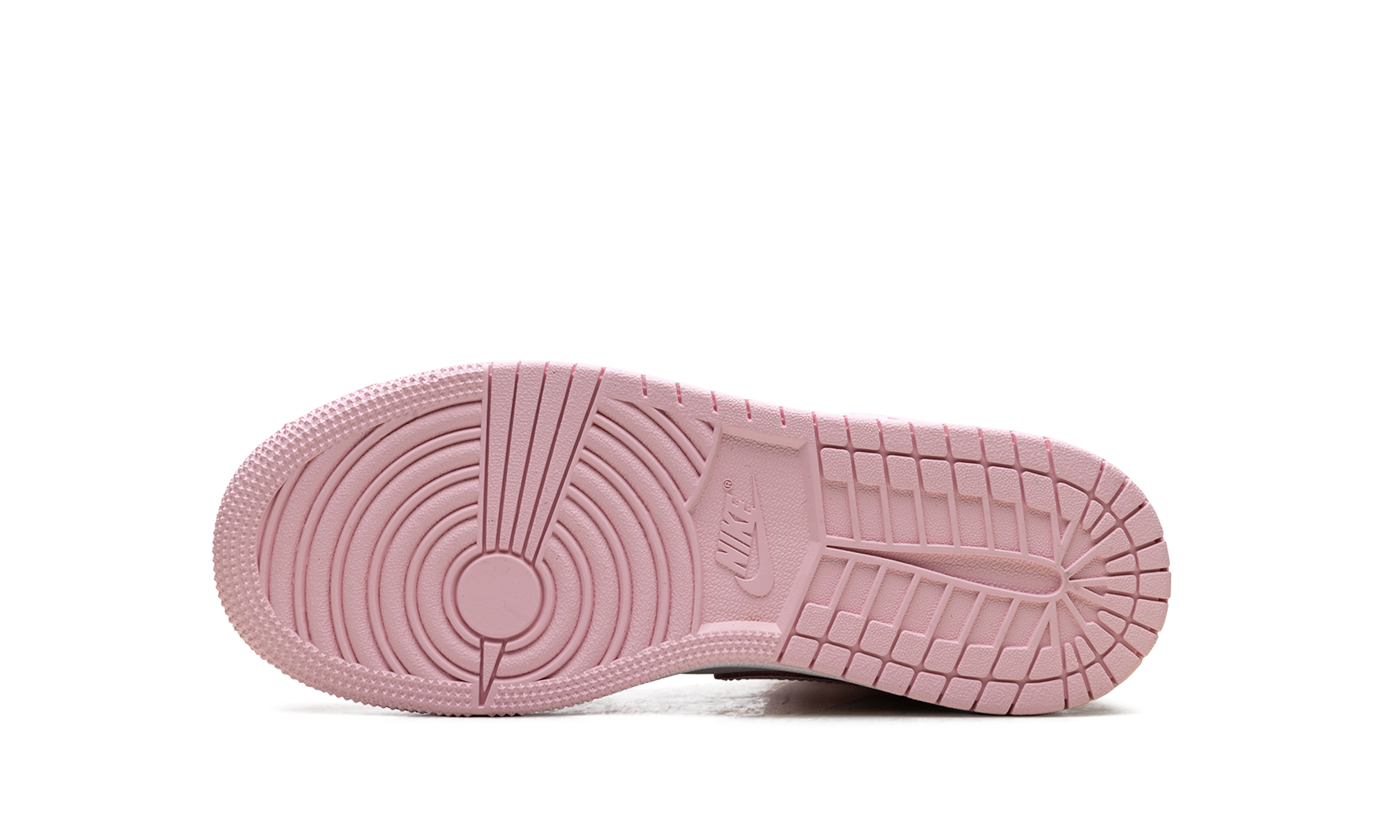 jordan 1 mid pink foam fire red gs+DQ8423-608+bottom view