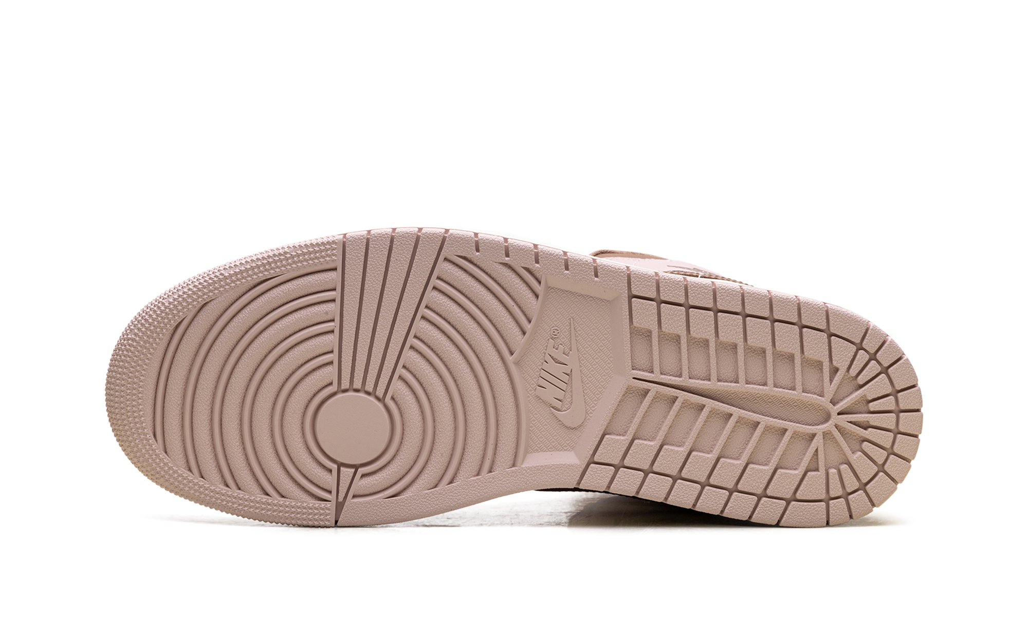 jordan 1 mid pink oxford brown women s+BQ6472-620+bottom view