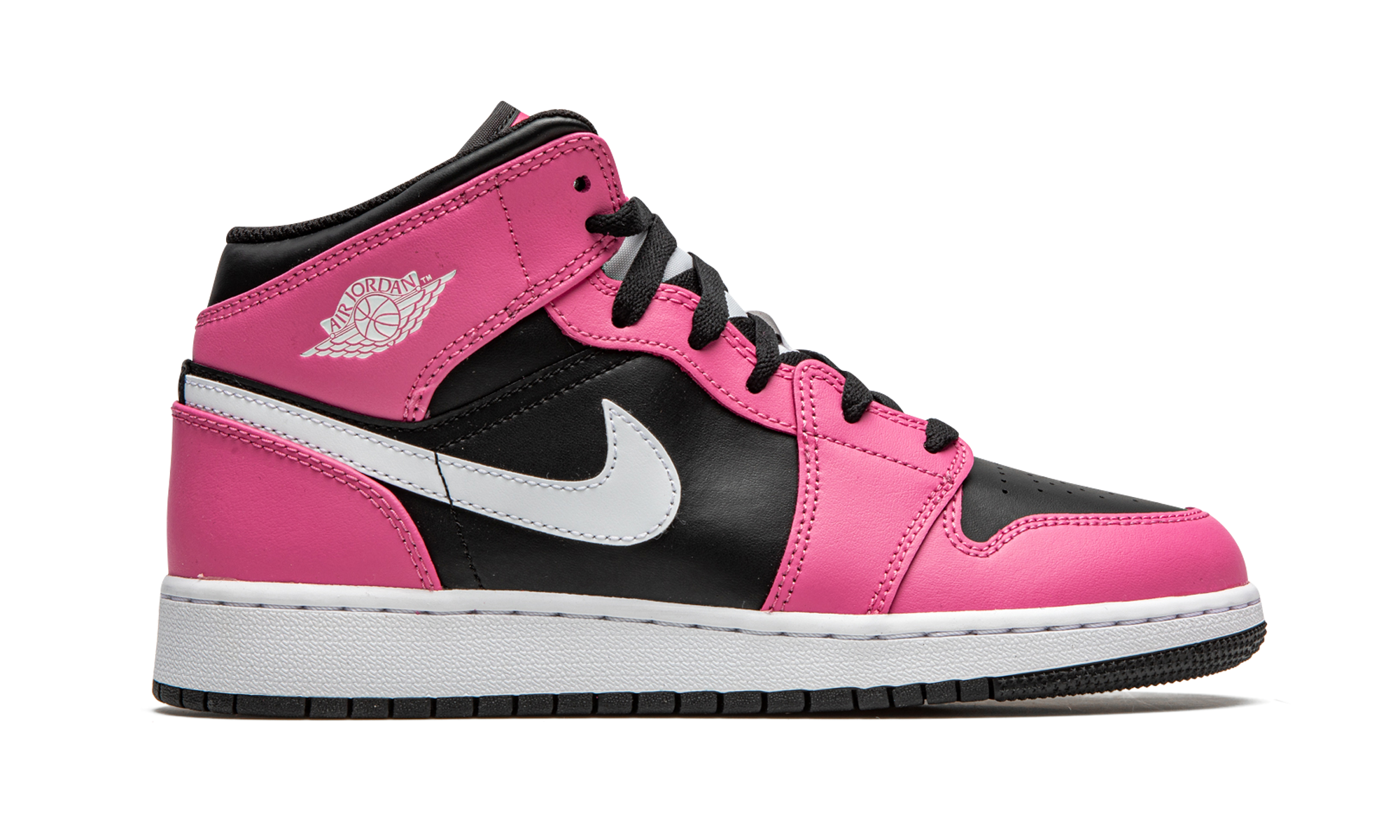 jordan 1 mid pinksicle gs+555112-002+right view