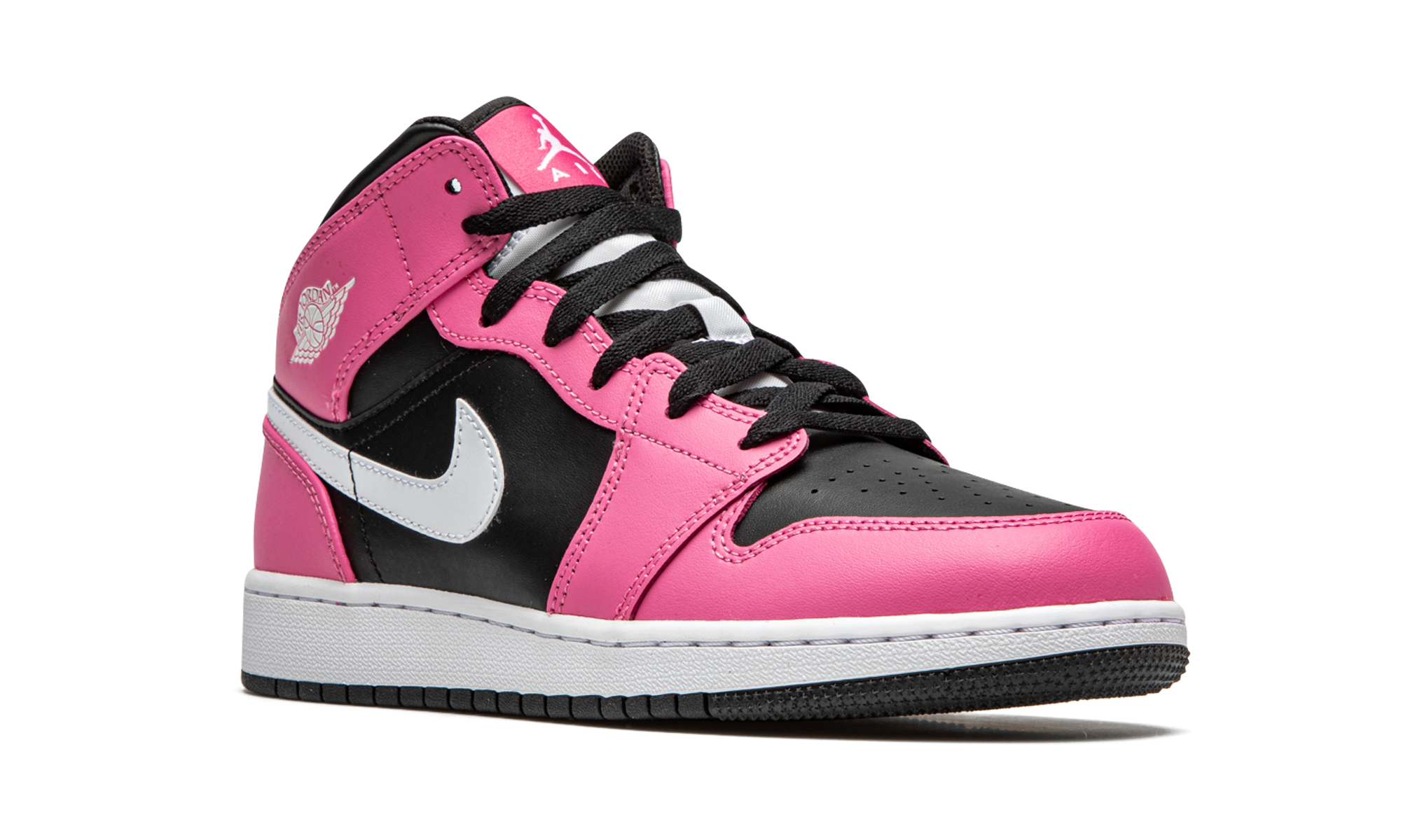 jordan 1 mid pinksicle gs+555112-002+diagnol right view