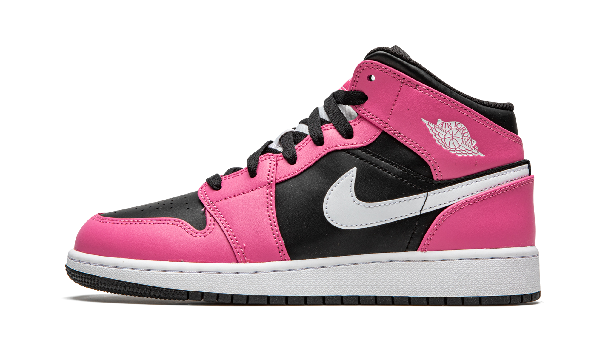 jordan 1 mid pinksicle gs+555112-002+diagnol right view 1