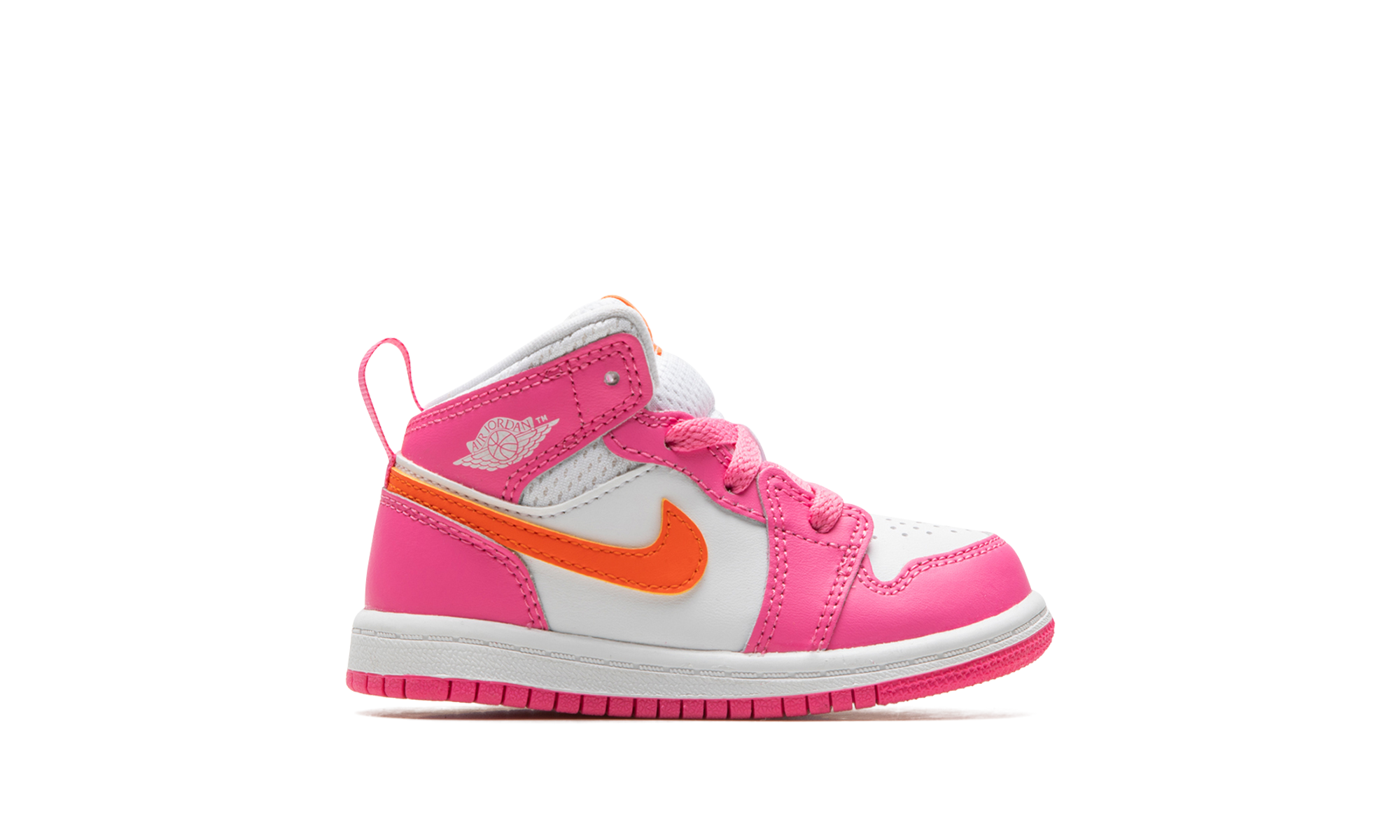 jordan 1 mid pinksicle safety orange td+DX3239-681+right view