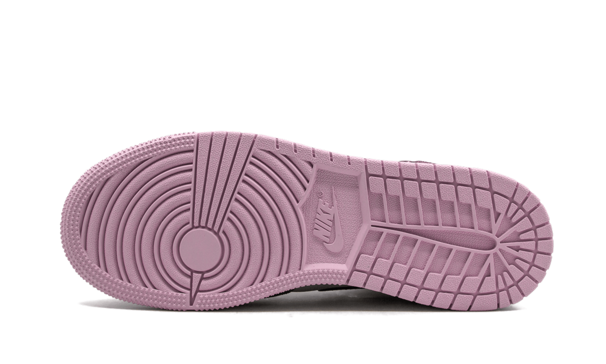 jordan 1 mid pro purple desert sand gs+555112-500+bottom view