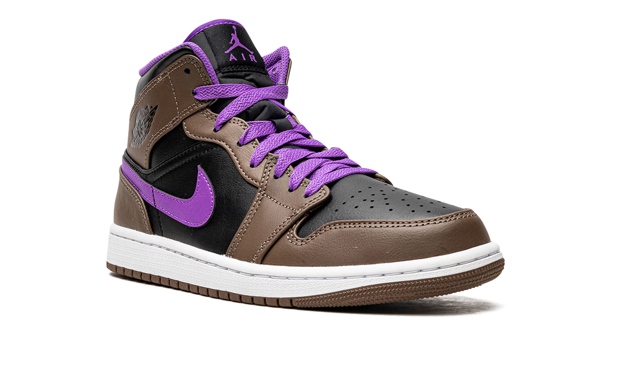 jordan 1 mid purple mocha+DQ8426-215+diagnol right view