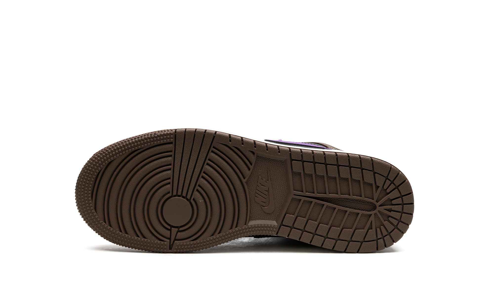 jordan 1 mid purple mocha gs+DQ8423-215+bottom view