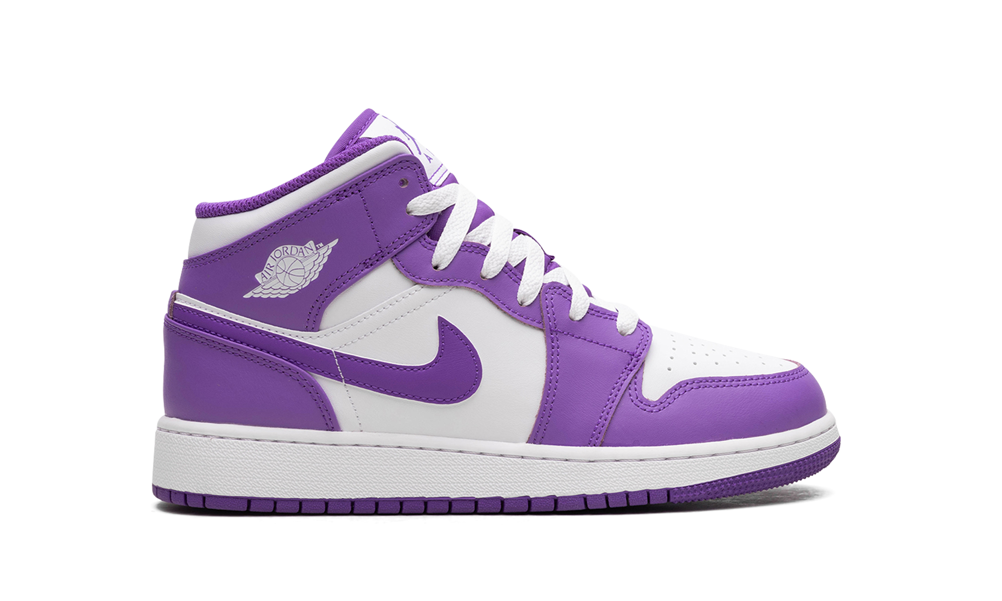 jordan 1 mid purple venom gs+DQ8423-511+right view