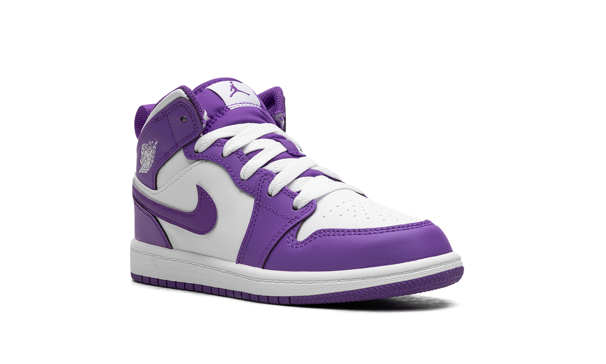 jordan 1 mid purple venom ps+DQ8424-511+diagnol right view