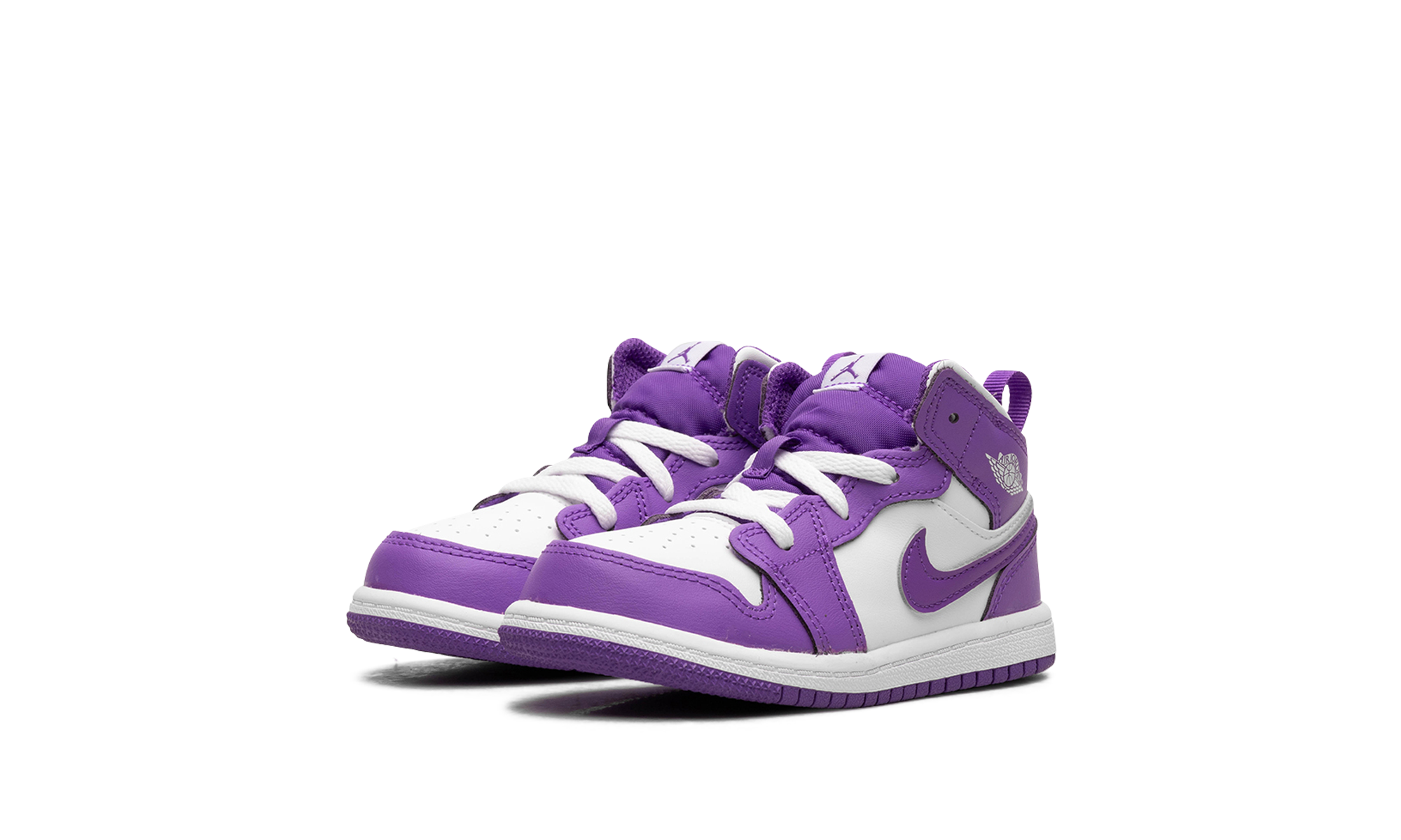 jordan 1 mid purple venom td+DQ8425-511+diagnol left view
