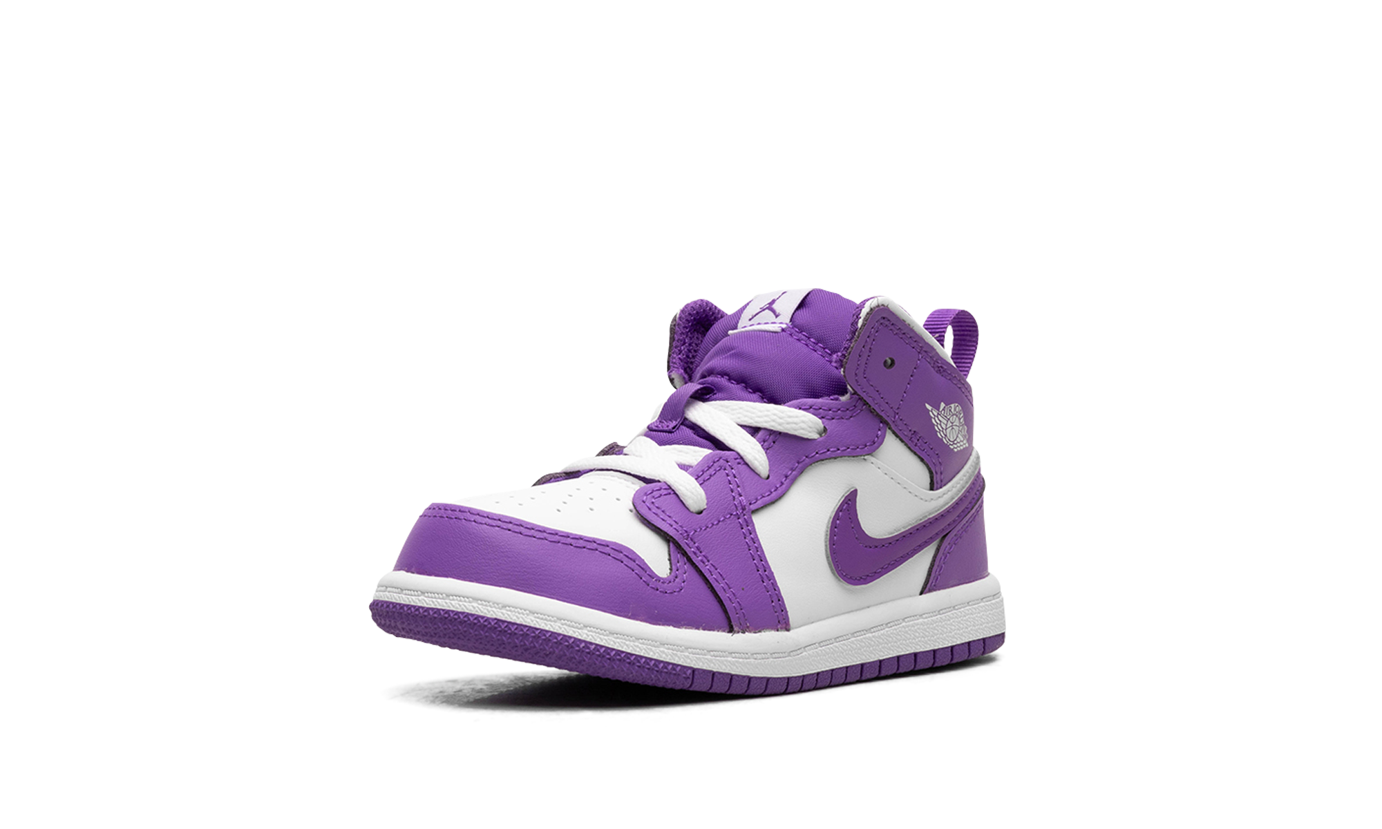 jordan 1 mid purple venom td+DQ8425-511+left diagnol single view