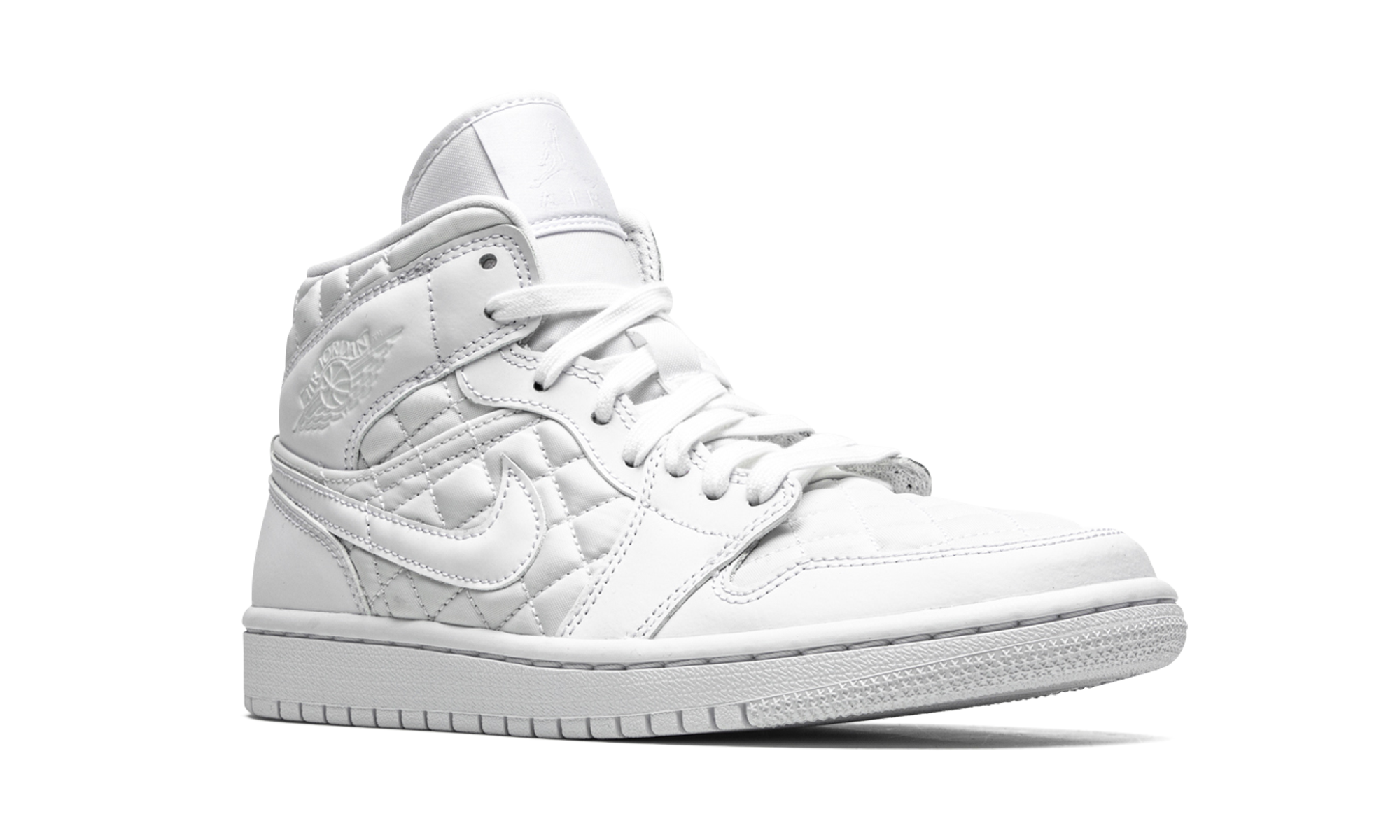 jordan 1 mid quilted white women s+DB6078-100+diagnol right view