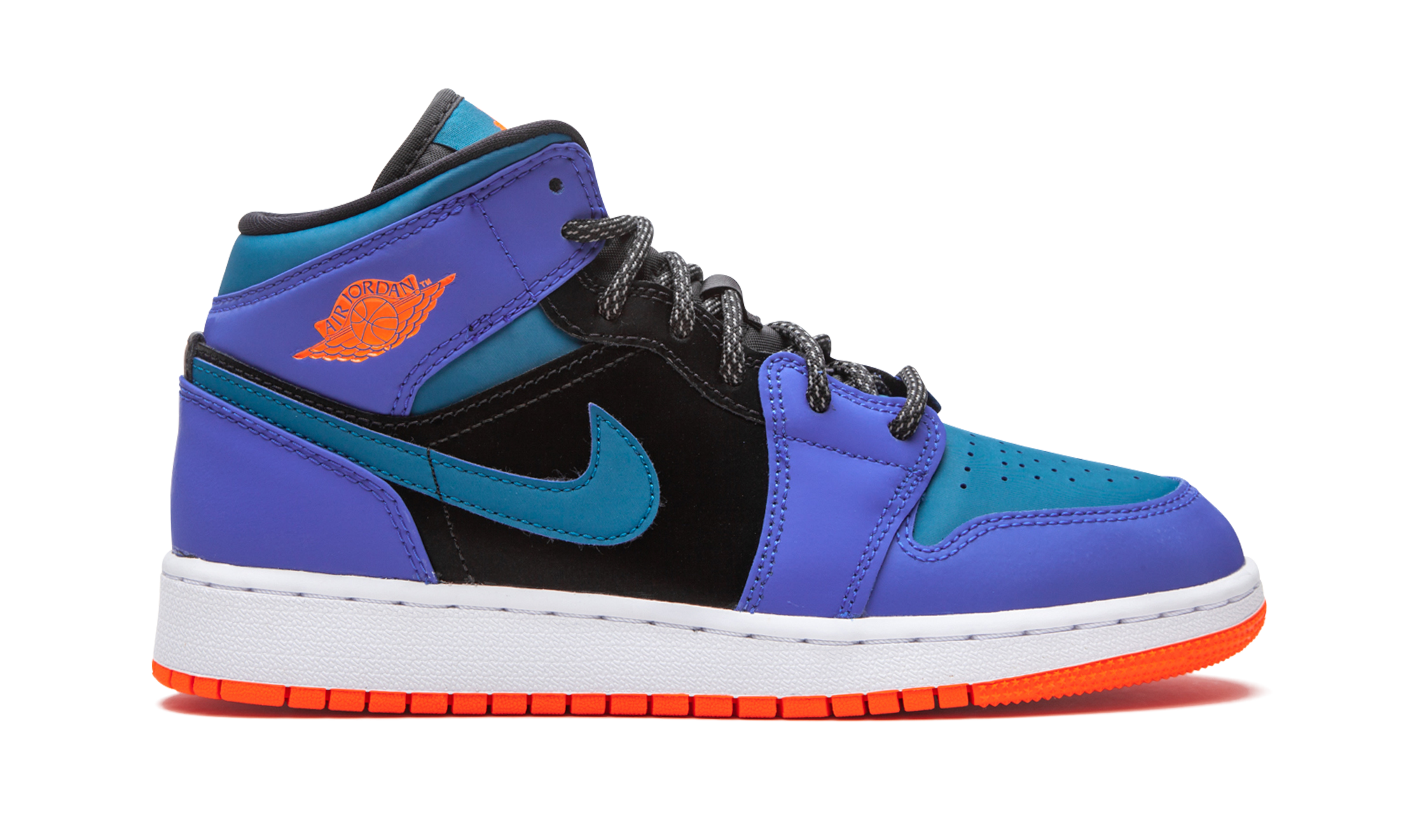 jordan 1 mid racer blue green abyss gs+554725-440+right view