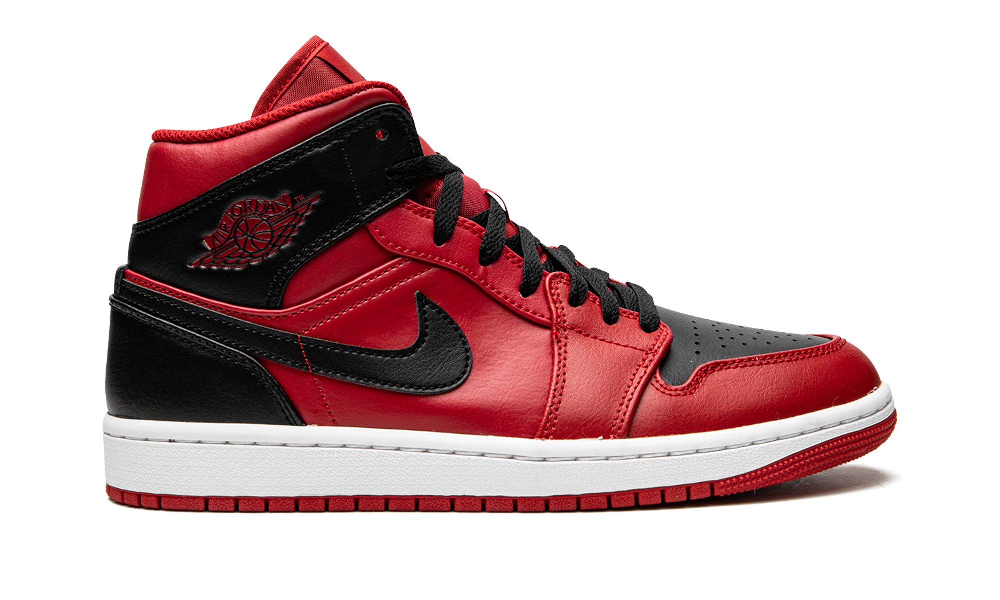 jordan 1 mid reverse bred 2021+554724-660+right view
