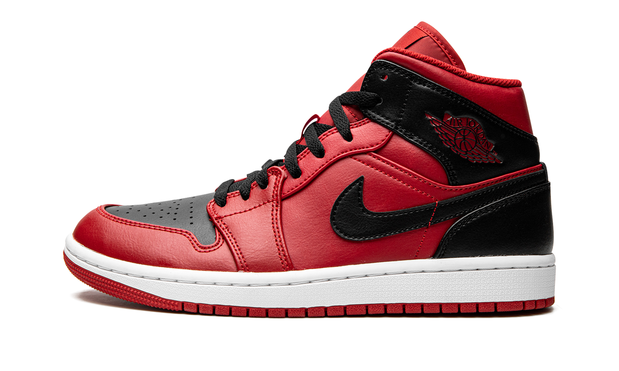 jordan 1 mid reverse bred 2021+554724-660+diagnol right view 1